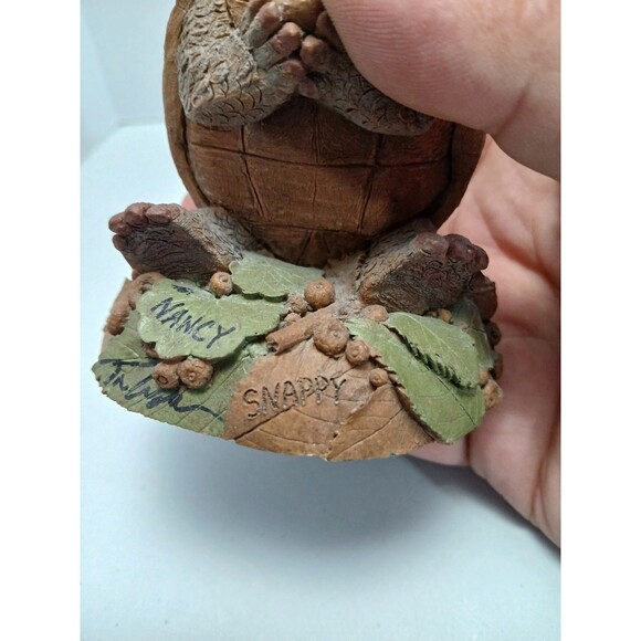 Tim Wolfe "Snappy" Tortoise Figurine #29 Signed 1996 Cairn Vintage Collectibles - Picture 7 of 9